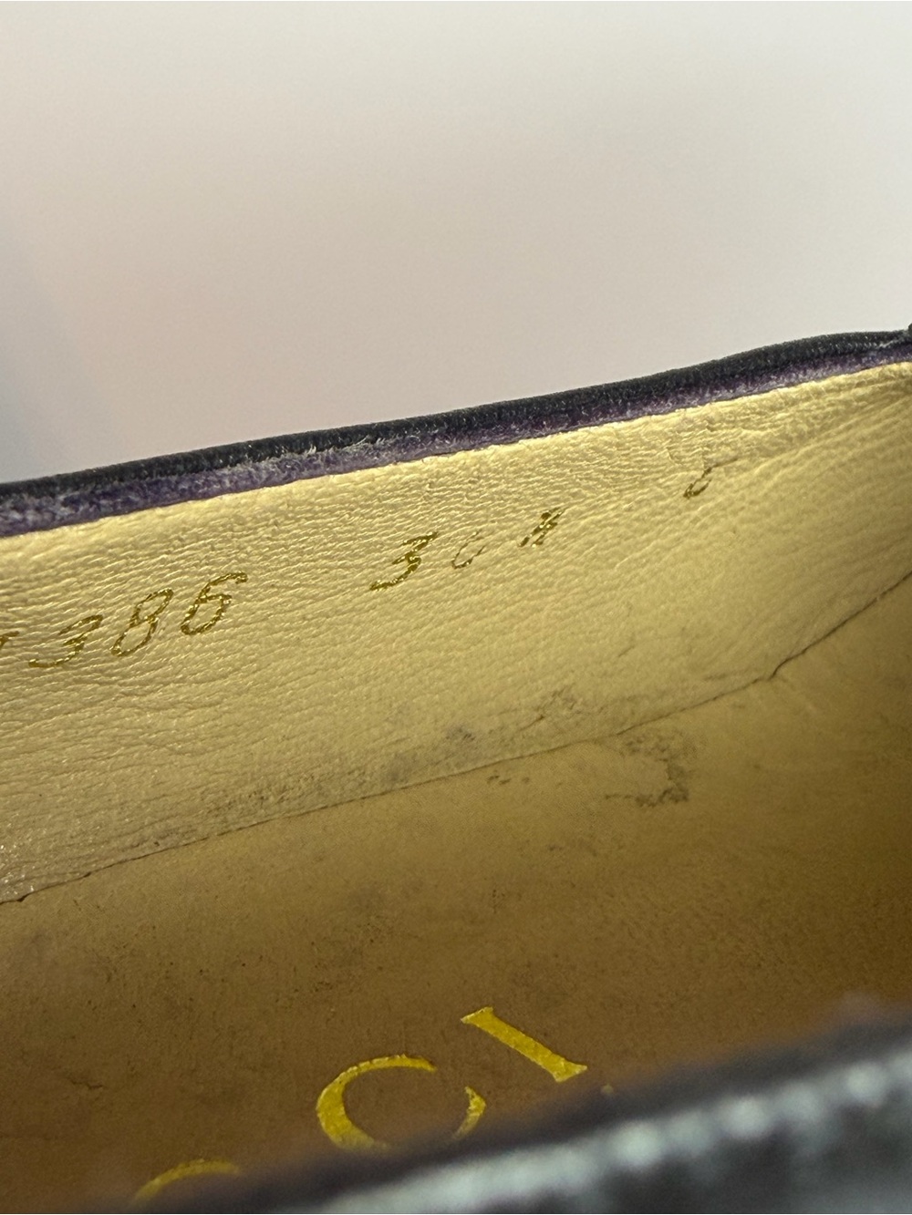 Gucci Black Leather Bamboo Details Loafers Size 36.5 PROJECT - Picture 9 of 11